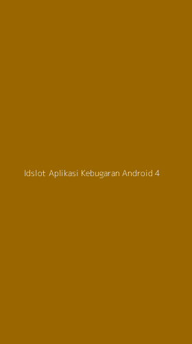 Tampilan Antarmuka Aplikasi Idslot Aplikasi Kebugaran Android - 4