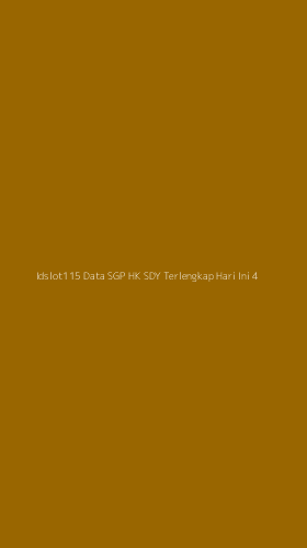 Tampilan Antarmuka Aplikasi Idslot115 Data Sgp Hk Sdy Terlengkap Hari Ini - 4