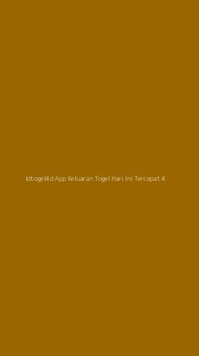 Tampilan Antarmuka Aplikasi Idtogel4d App Keluaran Togel Hari Ini Tercepat - 4
