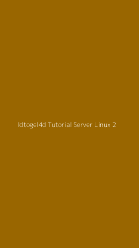 Tampilan Antarmuka Aplikasi Idtogel4d Tutorial Server Linux - 2