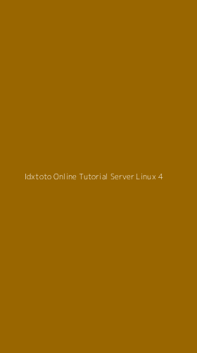 Tampilan Antarmuka Aplikasi Idxtoto Online Tutorial Server Linux - 4