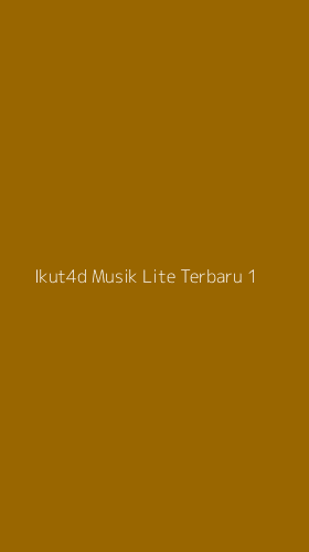Tampilan Antarmuka Aplikasi Ikut4d Musik Lite Terbaru - 1