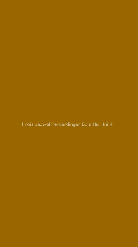 Tampilan Antarmuka Aplikasi Illinois Jadwal Pertandingan Bola Hari Ini - 4