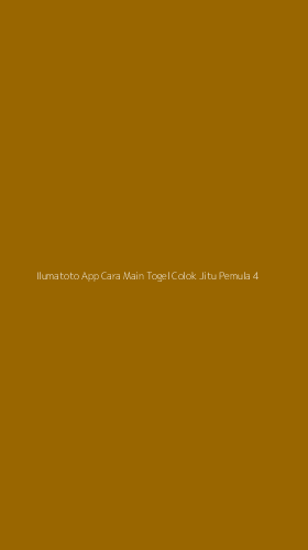 Tampilan Antarmuka Aplikasi Ilumatoto App Cara Main Togel Colok Jitu Pemula - 4