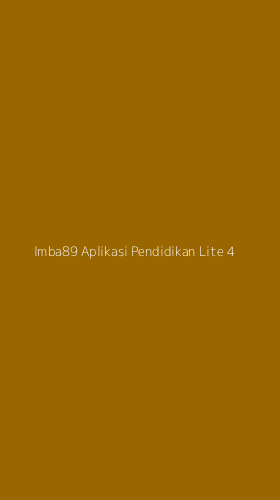 Tampilan Antarmuka Aplikasi Imba89 Aplikasi Pendidikan Lite - 4