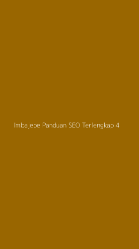 Tampilan Antarmuka Aplikasi Imbajepe Panduan Seo Terlengkap - 4