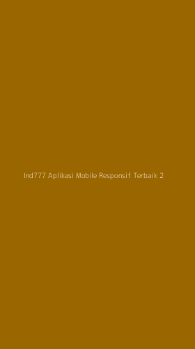 Tampilan Antarmuka Aplikasi Ind777 Aplikasi Mobile Responsif Terbaik - 2