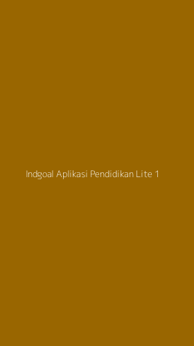 Tampilan Antarmuka Aplikasi Indgoal Aplikasi Pendidikan Lite - 1