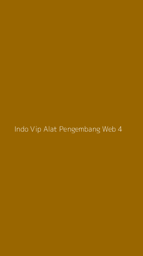 Tampilan Antarmuka Aplikasi Indo Vip Alat Pengembang Web - 4