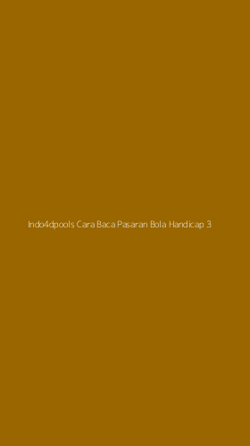 Tampilan Antarmuka Aplikasi Indo4dpools Cara Baca Pasaran Bola Handicap - 3