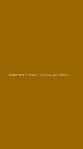 Tampilan Antarmuka Aplikasi Indoagentonline Kumpulan Link Situs Game Populer - 2