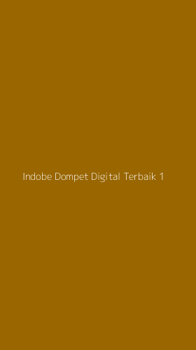 Tampilan Antarmuka Aplikasi Indobe Dompet Digital Terbaik - 1