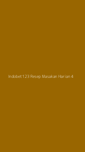 Tampilan Antarmuka Aplikasi Indobet123 Resep Masakan Harian - 4
