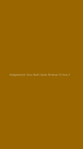 Tampilan Antarmuka Aplikasi Indogameslot Situs Multi Game Terbesar Di Asia - 3