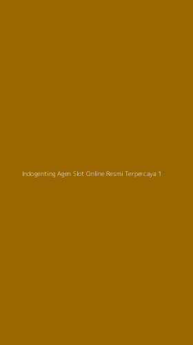 Tampilan Antarmuka Aplikasi Indogenting Agen Slot Online Resmi Terpercaya - 1