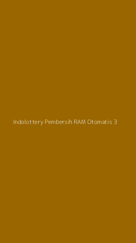 Tampilan Antarmuka Aplikasi Indolottery Pembersih Ram Otomatis - 3