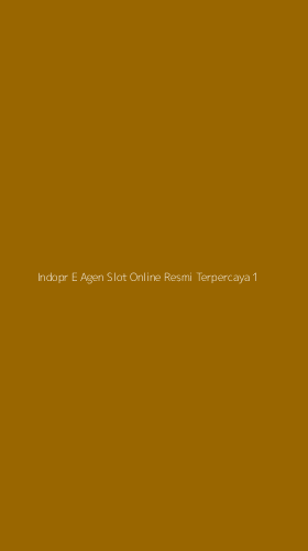 Tampilan Antarmuka Aplikasi Indopr E Agen Slot Online Resmi Terpercaya - 1