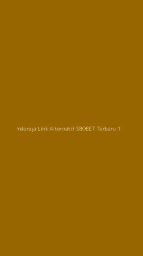 Tampilan Antarmuka Aplikasi Indoraja Link Alternatif Sbobet Terbaru - 1