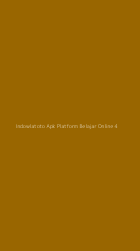 Tampilan Antarmuka Aplikasi Indowlatoto Apk Platform Belajar Online - 4
