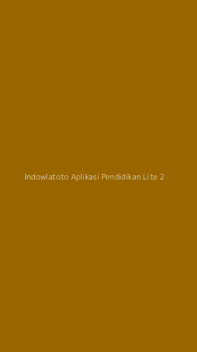Tampilan Antarmuka Aplikasi Indowlatoto Aplikasi Pendidikan Lite - 2