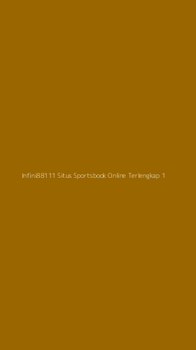 Tampilan Antarmuka Aplikasi Infini88111 Situs Sportsbook Online Terlengkap - 1