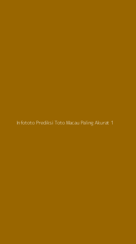 Tampilan Antarmuka Aplikasi Infototo Prediksi Toto Macau Paling Akurat - 1