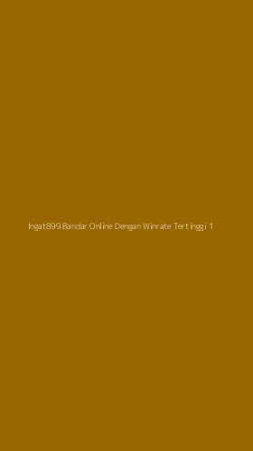 Tampilan Antarmuka Aplikasi Ingat899 Bandar Online Dengan Winrate Tertinggi - 1