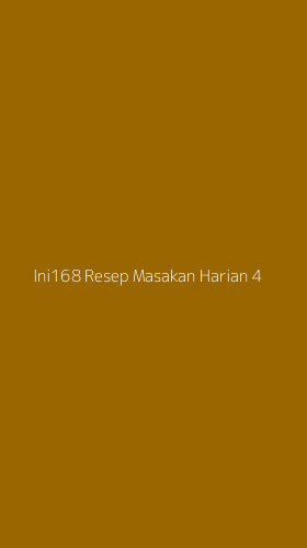 Tampilan Antarmuka Aplikasi Ini168 Resep Masakan Harian - 4