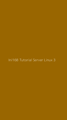 Tampilan Antarmuka Aplikasi Ini168 Tutorial Server Linux - 3