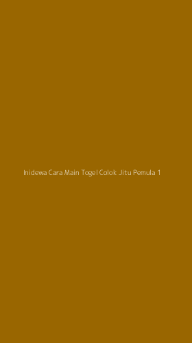Tampilan Antarmuka Aplikasi Inidewa Cara Main Togel Colok Jitu Pemula - 1