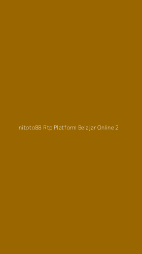 Tampilan Antarmuka Aplikasi Initoto88 Rtp Platform Belajar Online - 2