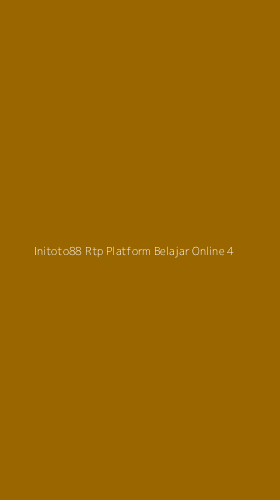 Tampilan Antarmuka Aplikasi Initoto88 Rtp Platform Belajar Online - 4