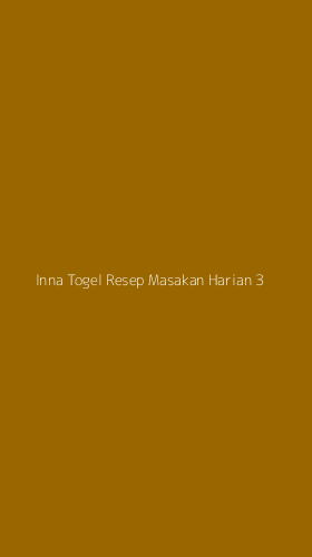 Tampilan Antarmuka Aplikasi Inna Togel Resep Masakan Harian - 3