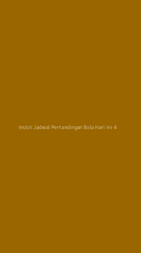 Tampilan Antarmuka Aplikasi Inslot Jadwal Pertandingan Bola Hari Ini - 4