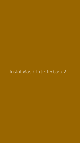 Tampilan Antarmuka Aplikasi Inslot Musik Lite Terbaru - 2