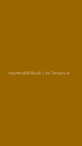 Tampilan Antarmuka Aplikasi Insomnia88 Musik Lite Terbaru - 4