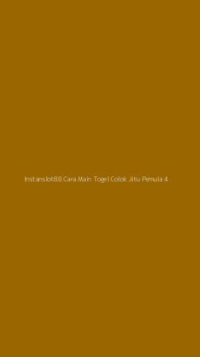 Tampilan Antarmuka Aplikasi Instanslot88 Cara Main Togel Colok Jitu Pemula - 4