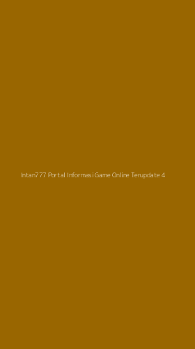 Tampilan Antarmuka Aplikasi Intan777 Portal Informasi Game Online Terupdate - 4
