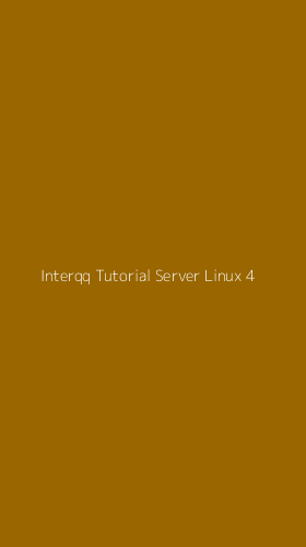 Tampilan Antarmuka Aplikasi Interqq Tutorial Server Linux - 4
