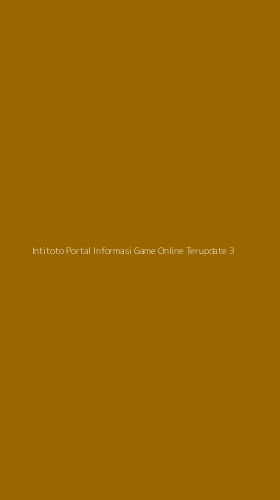 Tampilan Antarmuka Aplikasi Intitoto Portal Informasi Game Online Terupdate - 3