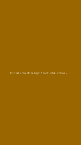 Tampilan Antarmuka Aplikasi Inuslot Cara Main Togel Colok Jitu Pemula - 2
