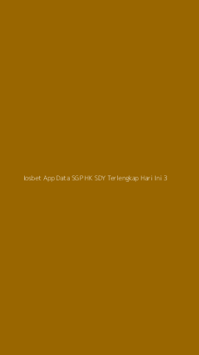 Tampilan Antarmuka Aplikasi Iosbet App Data Sgp Hk Sdy Terlengkap Hari Ini - 3