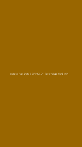 Tampilan Antarmuka Aplikasi Ipstoto Apk Data Sgp Hk Sdy Terlengkap Hari Ini - 4