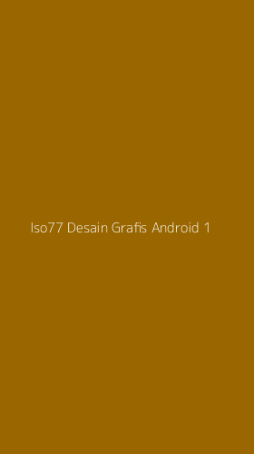 Tampilan Antarmuka Aplikasi Iso77 Desain Grafis Android - 1