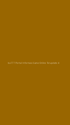 Tampilan Antarmuka Aplikasi Iso777 Portal Informasi Game Online Terupdate - 4