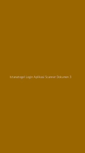 Tampilan Antarmuka Aplikasi Istanatogel Login Aplikasi Scanner Dokumen - 3