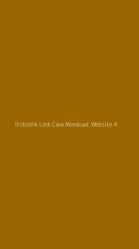 Tampilan Antarmuka Aplikasi Itotolink Link Cara Membuat Website - 4
