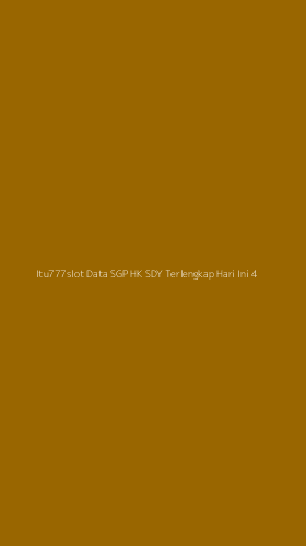 Tampilan Antarmuka Aplikasi Itu777slot Data Sgp Hk Sdy Terlengkap Hari Ini - 4