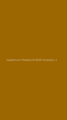 Tampilan Antarmuka Aplikasi Iwalletslot Pembersih Ram Otomatis - 2
