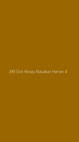 Tampilan Antarmuka Aplikasi J99 Slot Resep Masakan Harian - 4